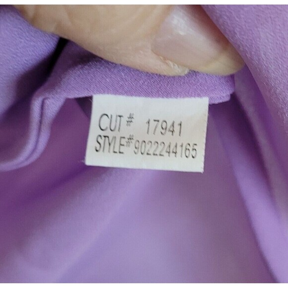 Lane Bryant Nightgown Dress Womens 16 Lavender Lace Trim Midi Sleepwear - Picture 4 of 9